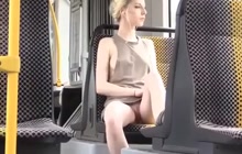 Flashing cunt on the train